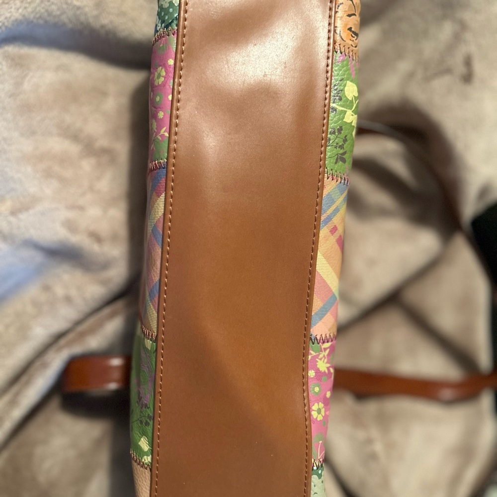 FOSSIL Patchwork Leather Handbag - Picture 5 of 6